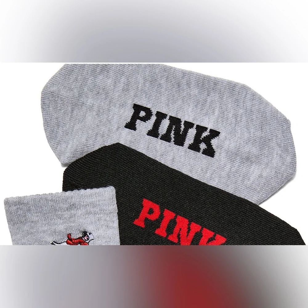 PINK Victoria's Secret “Christmastime” 2 Pack Quarter Socks- NWT